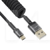 Кабель USB - microUSB 2.4А HV-CB6250 1.5м черный HAVIT (HV-CB6250)