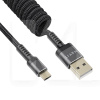 Кабель USB microUSB 2.4А HV-CB6250 1.5м чорний HAVIT (HV-CB6250)