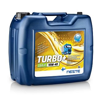 Масло моторное синтетическое 20л 10W-40 Turbo+ LSA-II NESTE