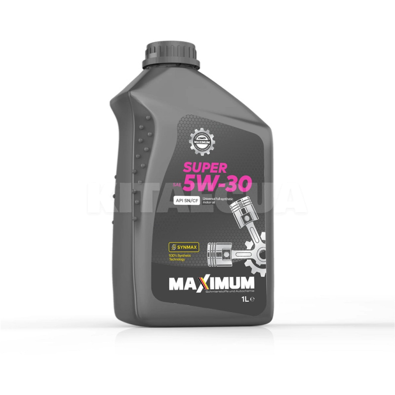 Масло моторное синтетическое 1л 5W-30 Super SN/CF MAXIMUM (Super 5W30 SN/CF_1л)