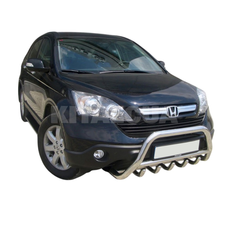 Кенгурятник WT003 Honda CR-V 2007-2011 нержавеющая сталь CAN (ddd1610) - 5