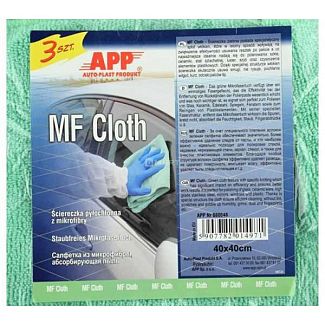 Микрофибра для авто MF Cloth 40х40см универсальная 3шт/уп APP