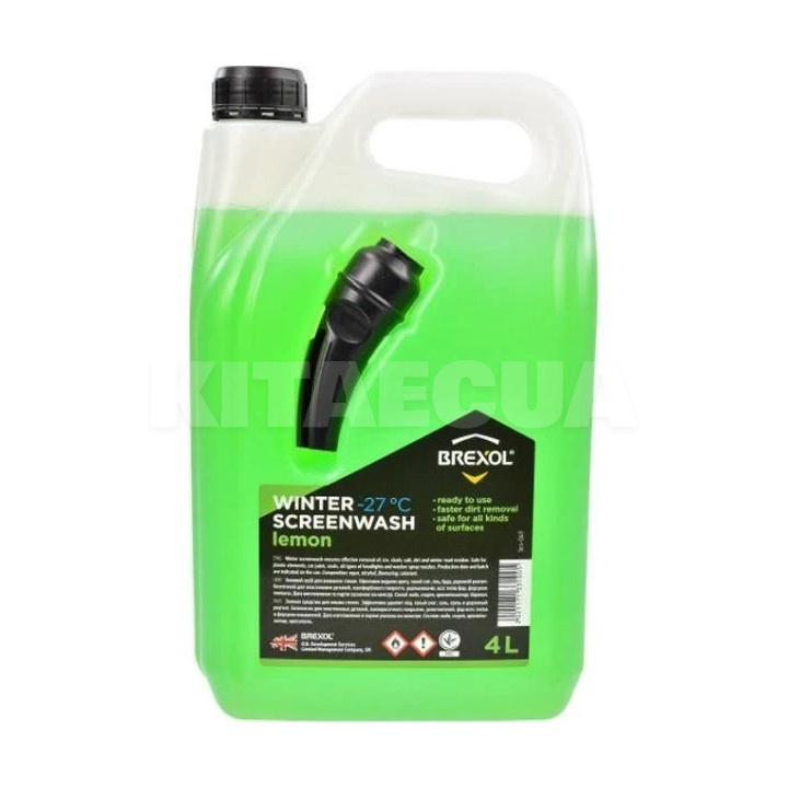 Омыватель зимний Lemon -27С лимон 4л BREXOL (BRX-049)