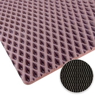 EVA килимки в салон + килимок у багажник Chery Tiggo 2 (2016-н.в.) коричневі з чорним кантом BONCAR