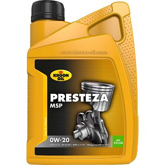 Масло моторное синтетическое 1л 0W-20 Presteza MSP KROON OIL