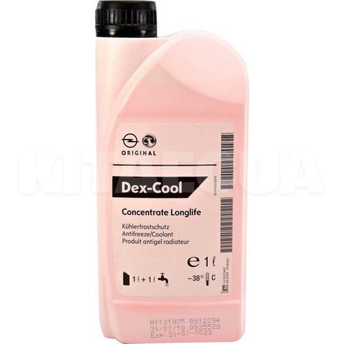 Антифриз-концентрат красный 1л G12 -38ºС Dex Cool Longlife GM (1940663)