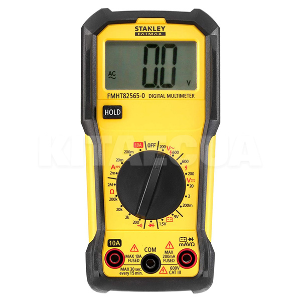 Мультиметр цифровой 0-600 В FatMax STANLEY (FMHT82565-0) - Kitaec.ua 2 Мультиметр цифровой 0-600 В FatMax STANLEY (FMHT82565-0) - 2