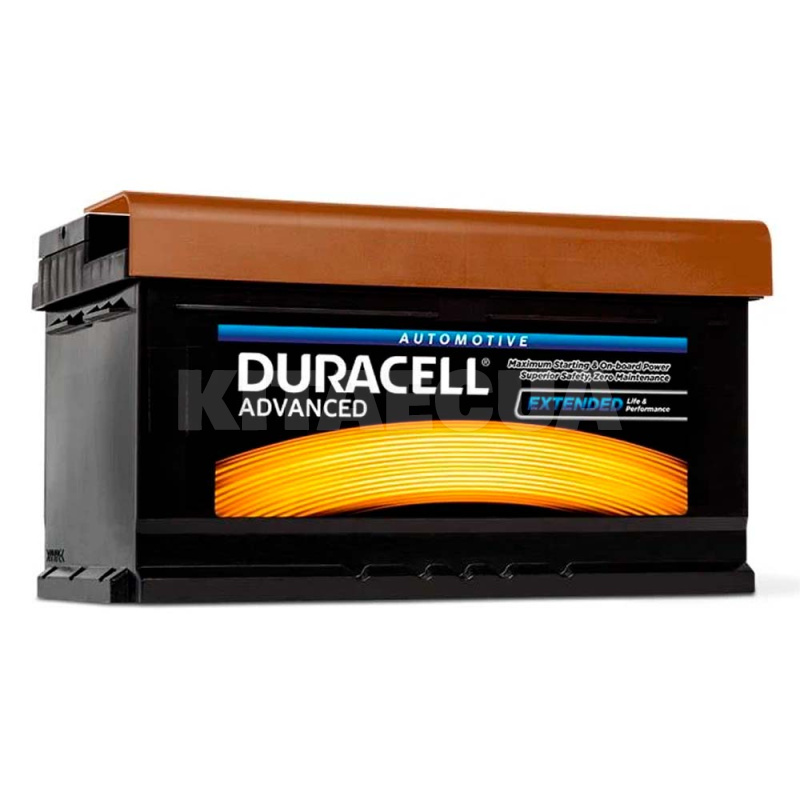 Автомобільний акумулятор Advanced 80Ач 700А "+" справа DURACELL (D80)