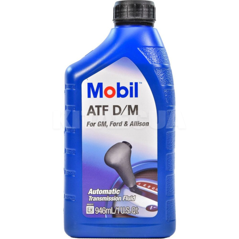 Масло трансмиссионное 0.946л ATF D/M MOBIL (123130)