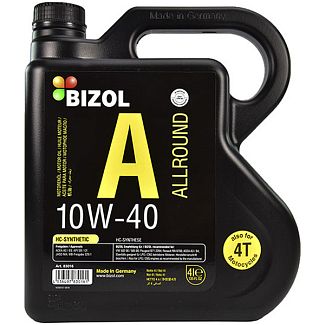 Масло моторное полусинтетическое 4л 10W-40 Allround BIZOL