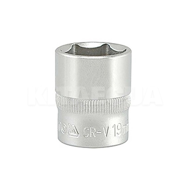 Головка торцева 6-гранна 18 мм 3/8" 30 мм YATO (YT-3814)