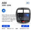 Штатна магнітола X1 2+32Gb 10" Mitsubishi ASX 1 2010-2016 (A) Teyes (26836)