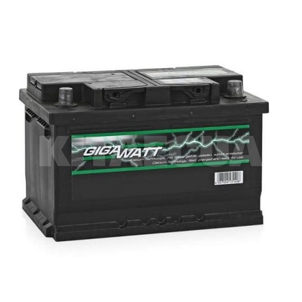 Акумулятор автомобільний 70Ач 650А "+" праворуч GIGAWATT (01853E5700)