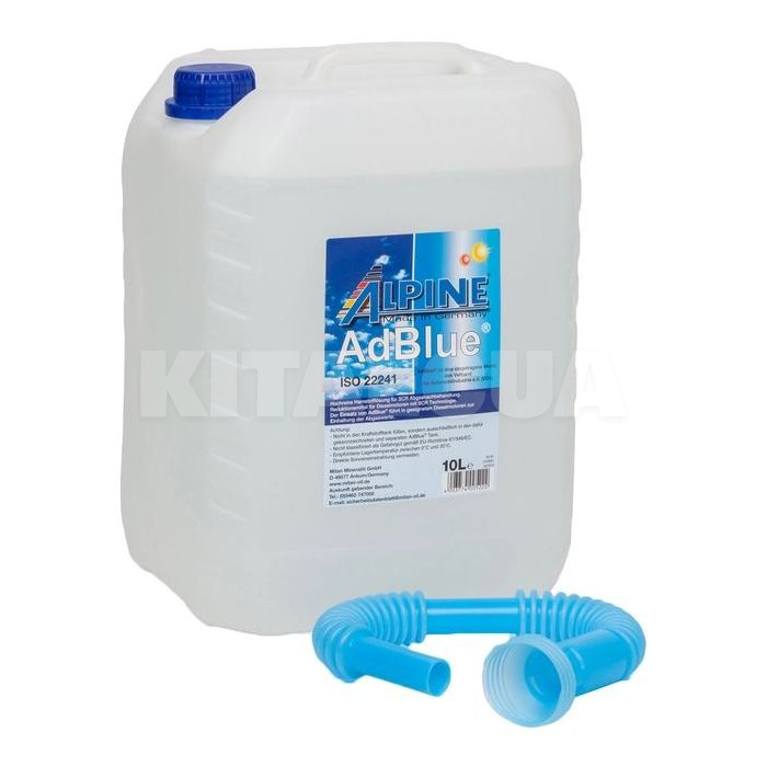 Жидкость AdBlue 10л ISO 22 241 Alpine (9004-10)