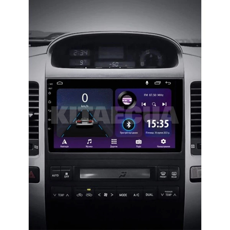 Штатна магнітола E9232 2+32 Gb 9" Toyota Land Cruiser Prado 120 2002-2009 SIGMA4car (42210)