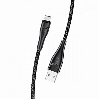 Кабель USB microUSB 2А U41 1м чорний USAMS