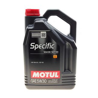 Масло моторное синтетическое 5л 5W-30 SPECIFIC 504.00-507.00 MOTUL