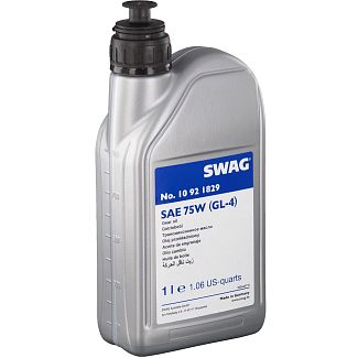 Олія трансмісійна синтетична 1л 75W GL-4 SWAG