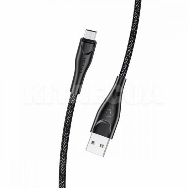Кабель USB microUSB 2А U41 1м чорний USAMS (SJ393USB01)