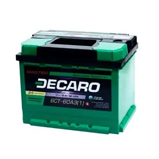 Автомобільний акумулятор Master 60Ач 580А "+" справа DECARO