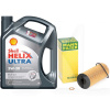 Олія синтетична 4л 5W-30 Helix Ultra ECT C3 + фільтр Mann-Filter HU 6004 x на BMW 520d SHELL (204293-HU6004x)