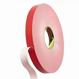 Двусторонняя лента 5 м х 20 мм темно-серая 3M