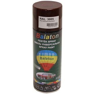 Краска универсальная глянцевая 400мл темно-вишневая BALATON