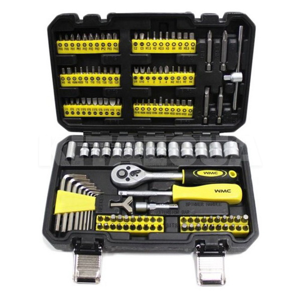 Набор инструментов 1/4" 130 предметов WMC TOOLS (WT-20130)