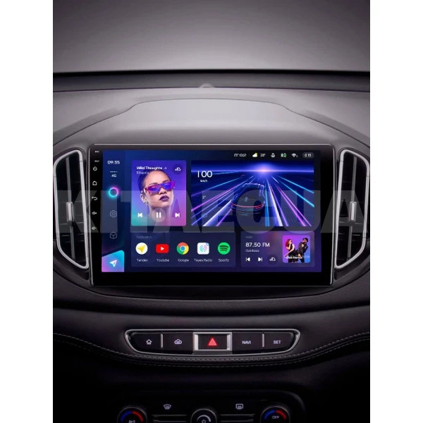 Штатна магнітола CC3 4+32 Gb 10" Chery Tiggo 7 2016-2020 (F2) Teyes (46992) - 2