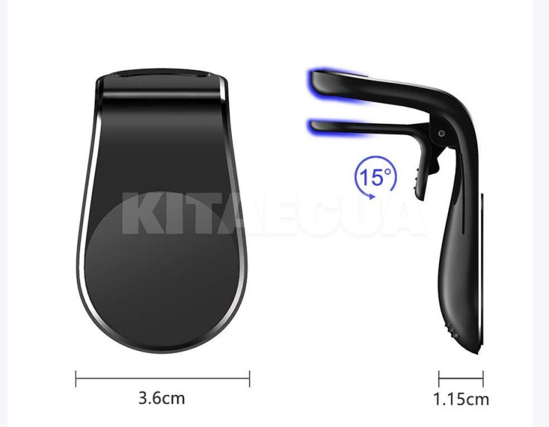 Автомобільний утримувач Magnetic space greyr RM-C70 XoKo (XK-RM-C70-SPGR) - 4