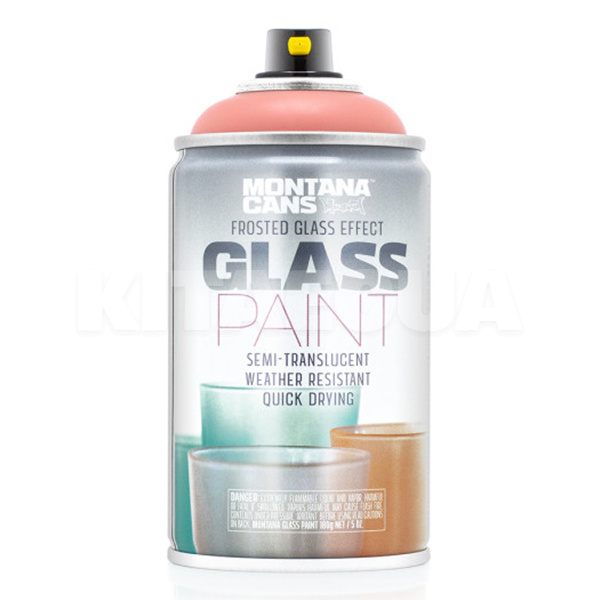 Краска для стекла 250мл 3010 "Matt Coral Red" матовая MONTANA (482984-MONTANA)