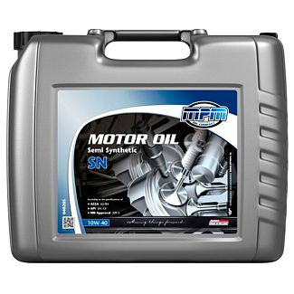 Масло моторное полусинтетическое 20л 10W-40 SN MPM