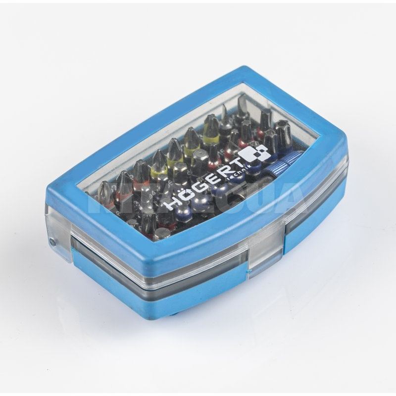 Набір біт з битоутримувачем 1/4" 32 предмета HOGERT (HT1S400) - 2