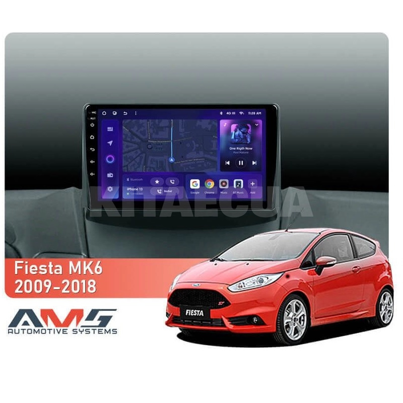 Штатная магнитола MOSS M3 4+32 ГБ 9" Ford Fiesta Mk 6 2013-2018 (F1 B) AMS (49873) - 2