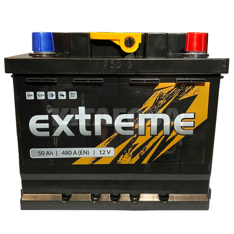 Аккумулятор автомобильный 50Ач 480А "+" справа EXTREME (EXT 6CT-50A(0))