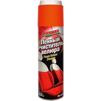 Очищувач оббивки салону 650мл пінний Foam Velour Cleaner RUNWAY