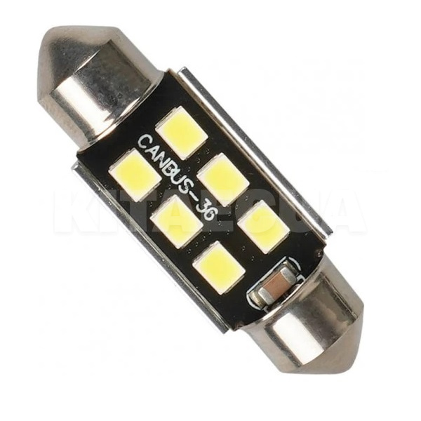 Светодиодная лампа E6 9/18V C5W 36мм (компл.) AMS (41235) - 3