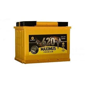 Аккумулятор автомобильный 60Ач 620А "+" слева MAXIMUS