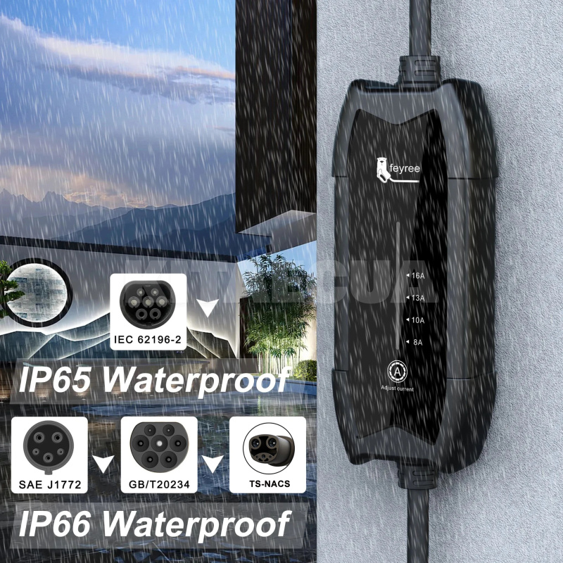 Зарядка для електромобіля GB/T AC 3.7 кВт 16A 1-фаза Flying Cat FEYREE (FY3.5-16-1PH-GB/T-F7-C3.5) - 6
