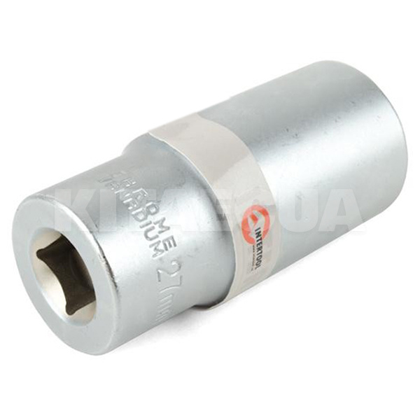 Головка торцева 6-гранна подовжена 27 мм 1/2" 78 мм Intertool (ET-0127)