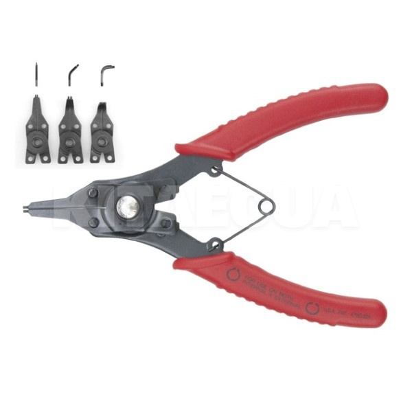 Щипцы для снятия/установки стопорных колец универсальные 4-в-1 160 мм YATO (YT-2130)