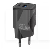 Зарядное устройство 20W Type-C+USB Silicone Power чорное PROOVE (491830001)