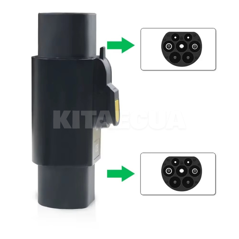 Перехідник 7.4 квт 32А 1-фаза TYPE 2 (станція) - GB/T AC (європейське авто) із замком (2319) - 3