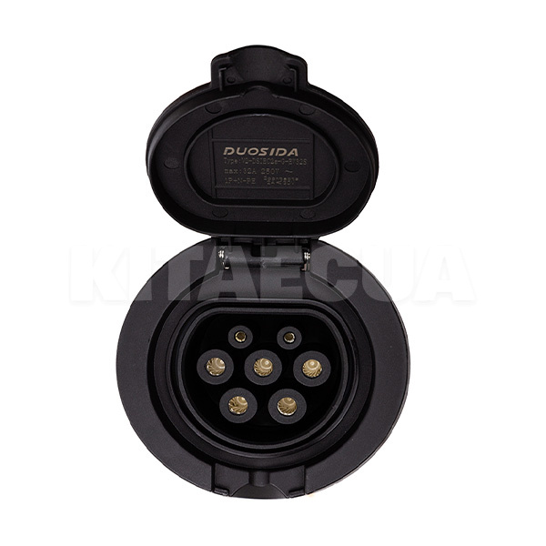 Розетка для зарядной станции электромобиля Type 2 (Female) 32A Duosida (EV200238)