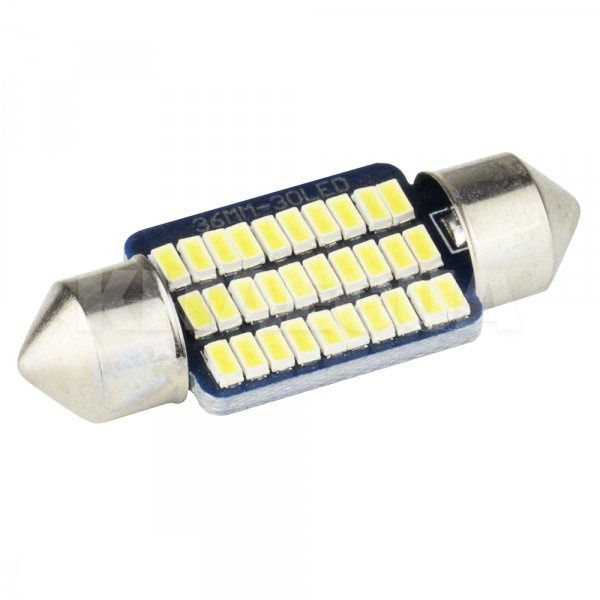 LED лампа для авто T11 C5W 1.6W 6000K DriveX (DR-00000625)