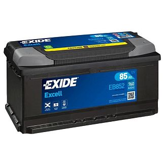 Аккумулятор автомобильный Excell 85Ач 760А "+" справа EXIDE