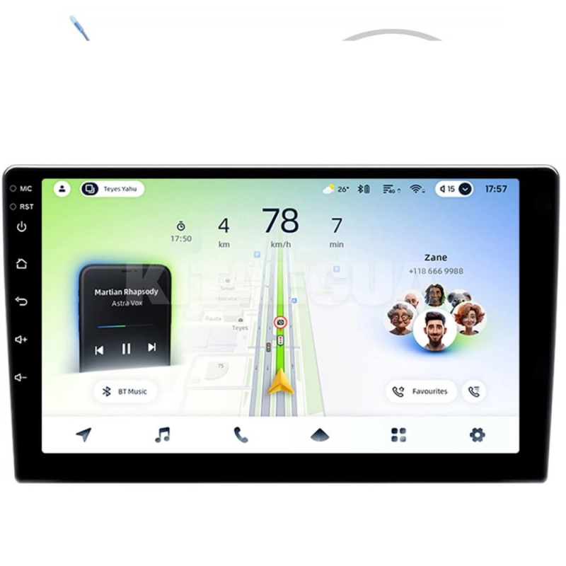 Штатна магнітола CC4L 4+64 Gb 10" Renault Master 2010-2019 (F1) Teyes (72429)
