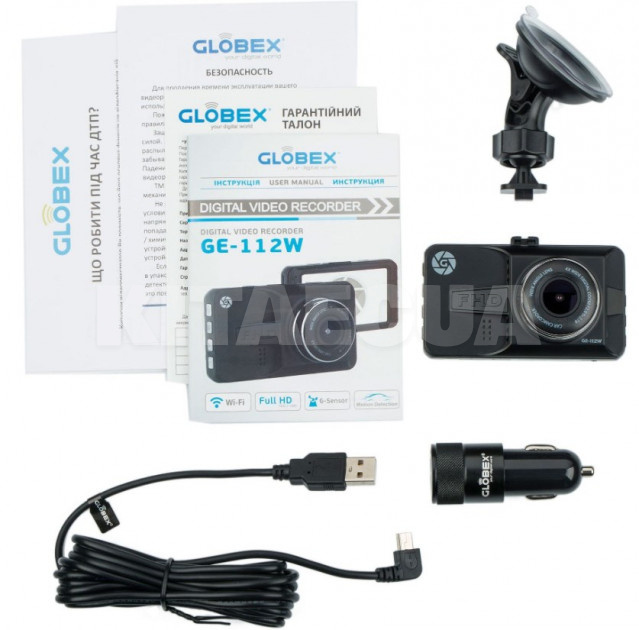 Відеореєстратор 3.0" Full HD (1920x1080) Globex (GE-112) - 2