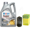 Масло синтетическое 5л 5W-40 Super 3000 Х1 + фильтр Mann-Filter на Audi A6 2.0 TFSI MOBIL (156154-W719-45)