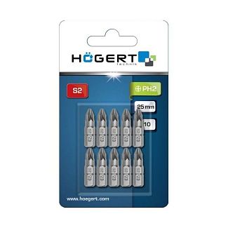 Біта PH2 25 мм 10 шт HOGERT
